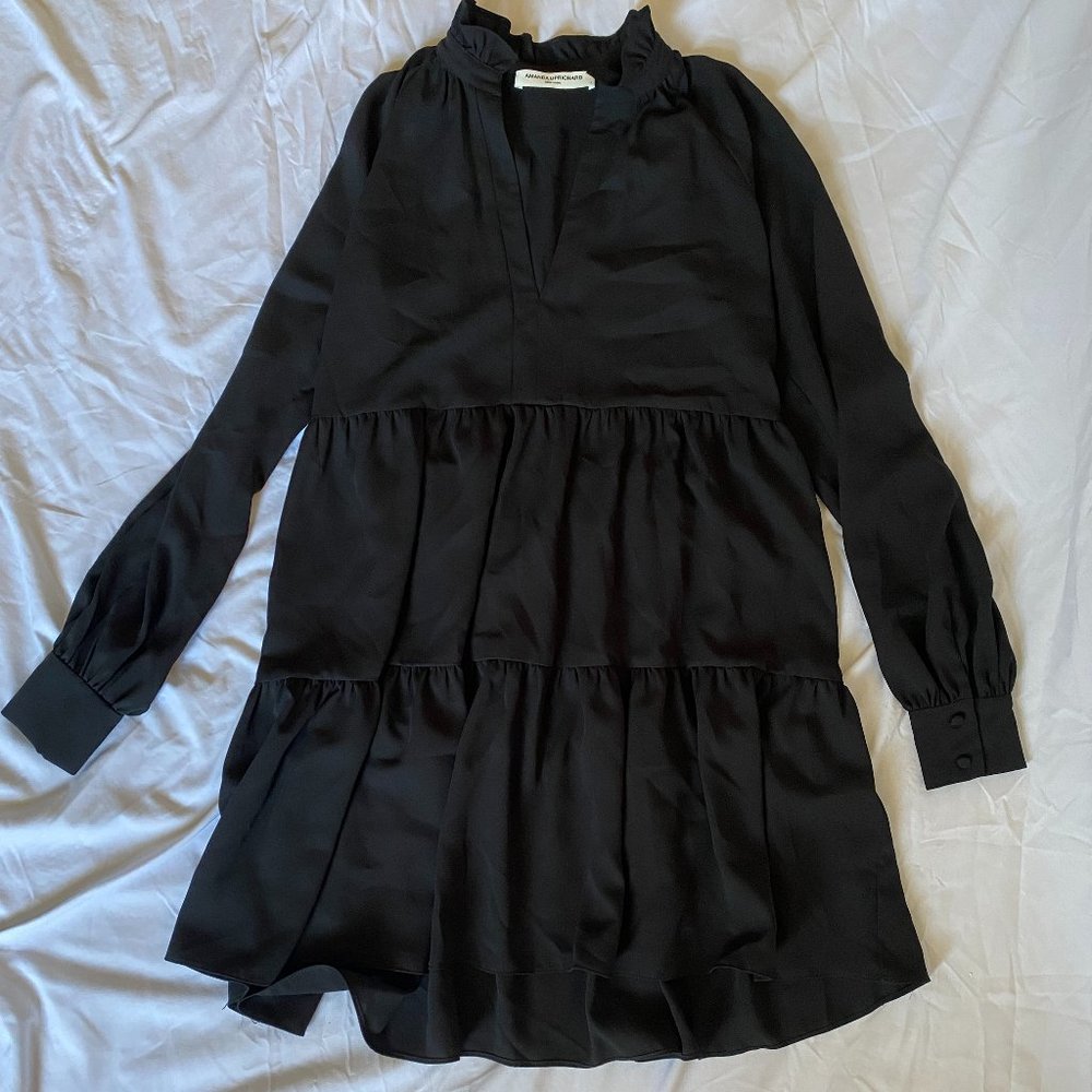 Amanda Uprichard Saffron Dress Black P/XS